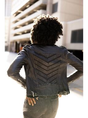 MAURITIUS WOMEN'S NARIN MOTO LEATHER JACKET